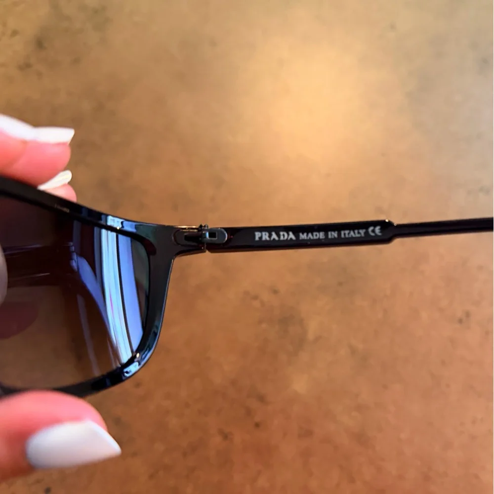 Prada Sunglasses – Black / Brown Gradient Lenses - Picture 4 of 10
